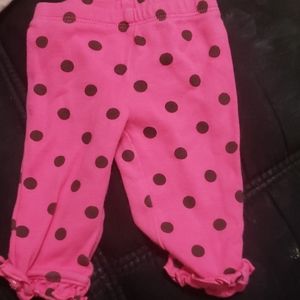 Newborn girl leggings